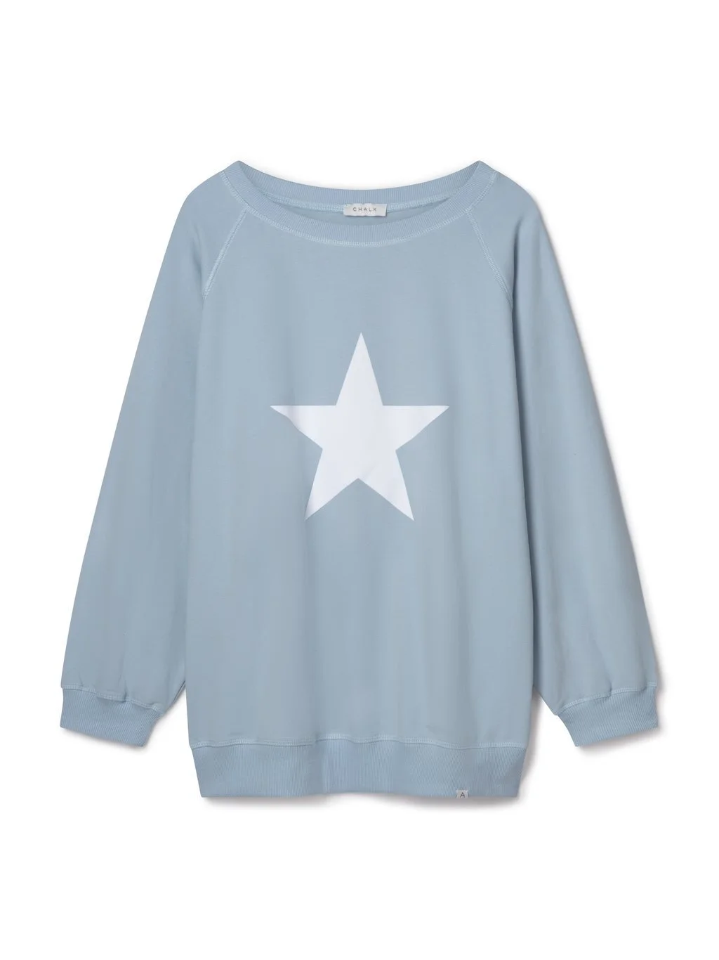 pale blue ladies sweatshirt