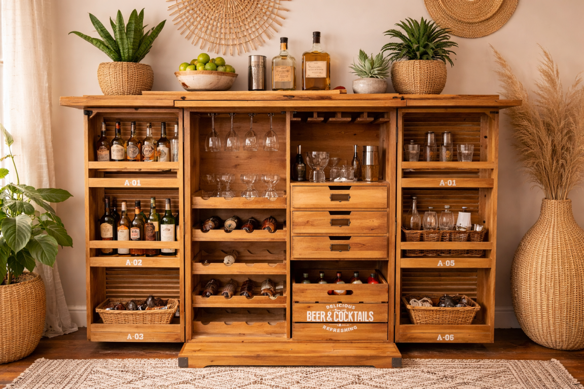 Shutter Bar Cabinet