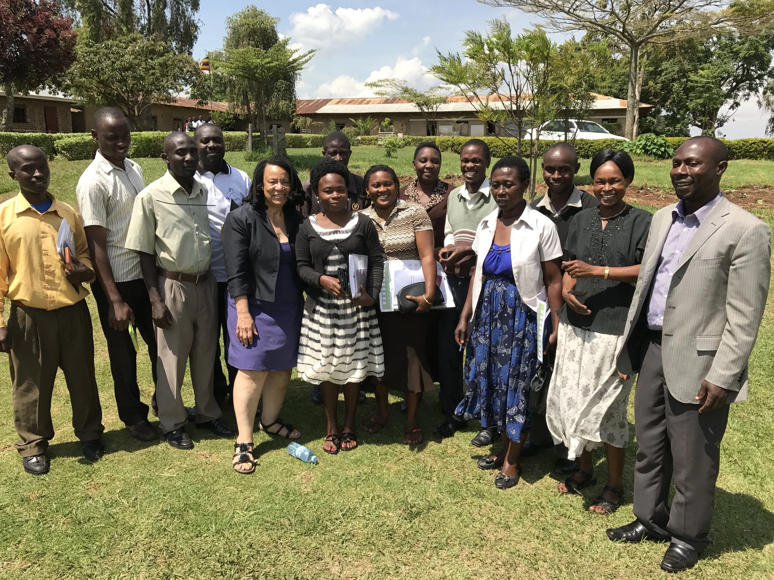 Celebrating after Success4Less teacher training in Uganda