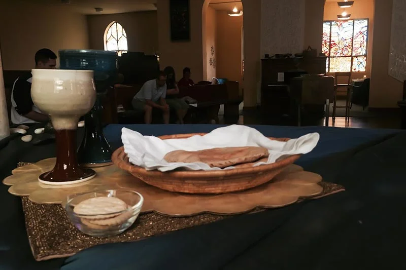 Communion at Columbia City Church of Hope in Seattle, WA.