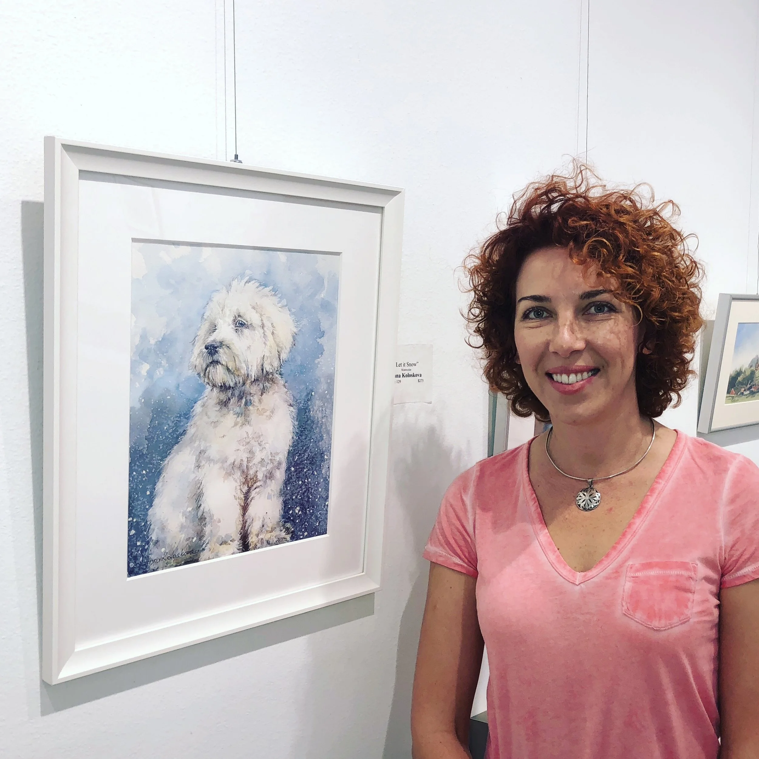  Displayed during the "Polar Extractions" Art Show at San Diego Watercolor Society. 