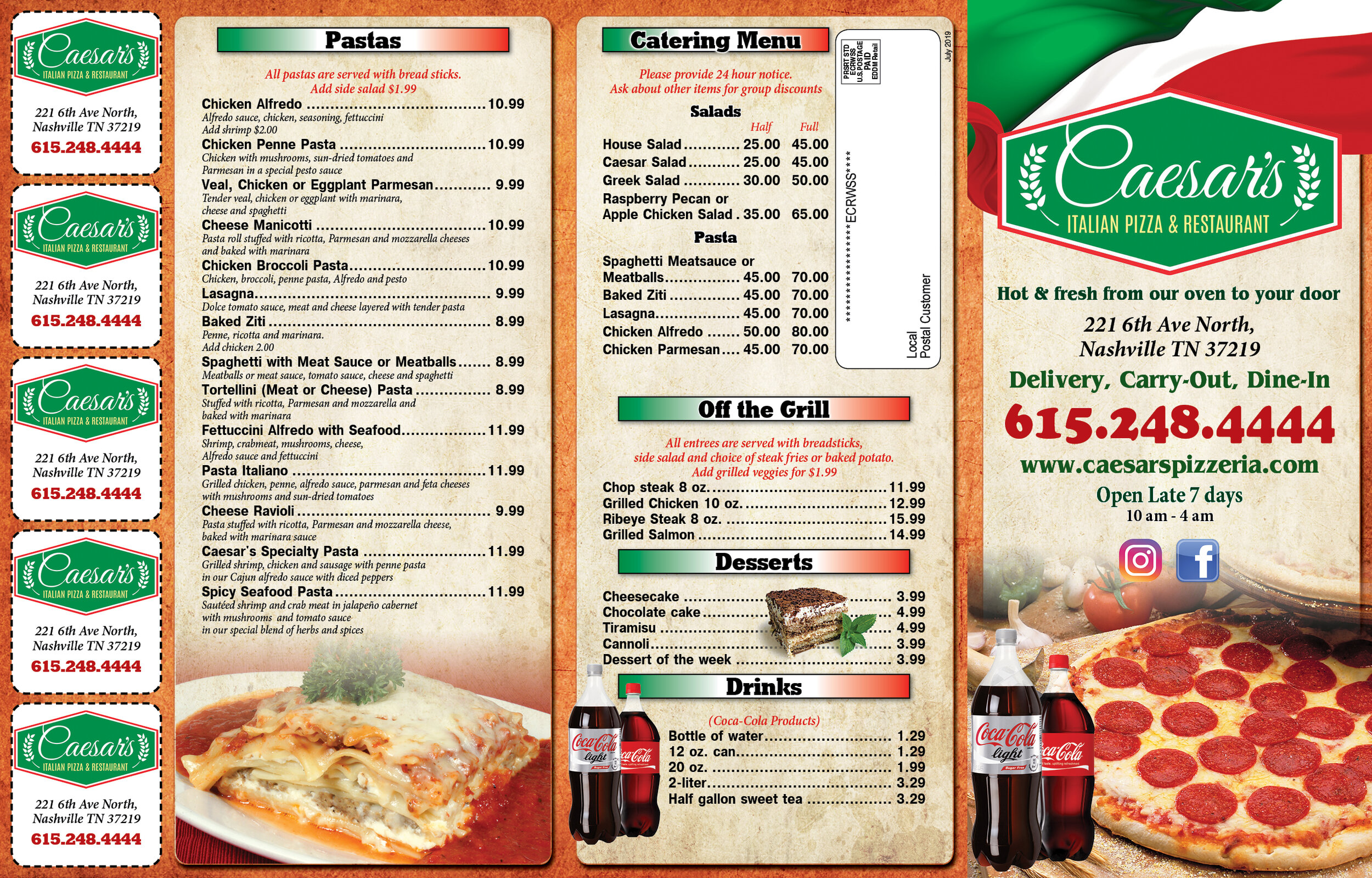 Caesars Italian Pizza Restaurant