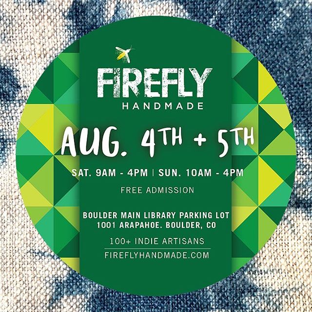 Hard at work in preparation for this weekend&rsquo;s @fireflyhandmade market. Join @jaspersocialclub outside the Boulder Public Library on Saturday and Sunday 9-4.