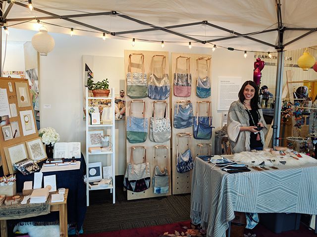 Last weekend&rsquo;s Holiday Bazaar at @dairyarts reminded me once again how lucky I am to share booth space, creative inspiration, and life-time with two of my favorite creative badasses, @l.a.bookmaker and @wakeupanddance ❤️ I somehow didn&rsquo;t 