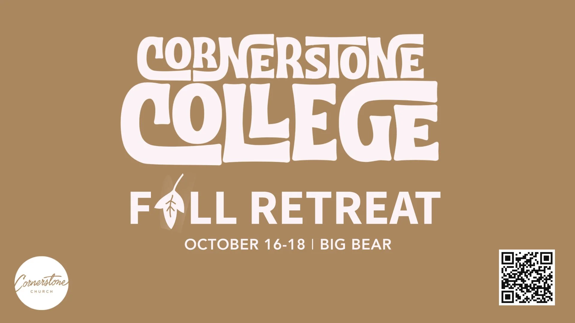 Cornerstone College Fall Retreat
