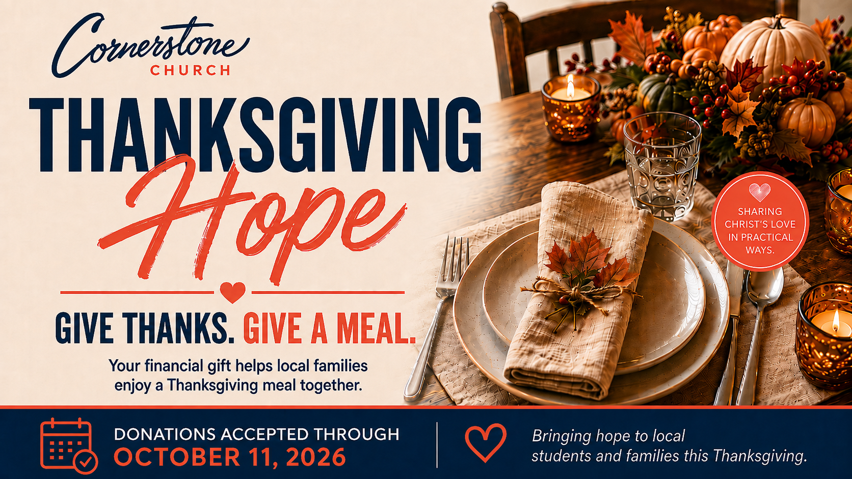 Thanksgiving Hope flyer