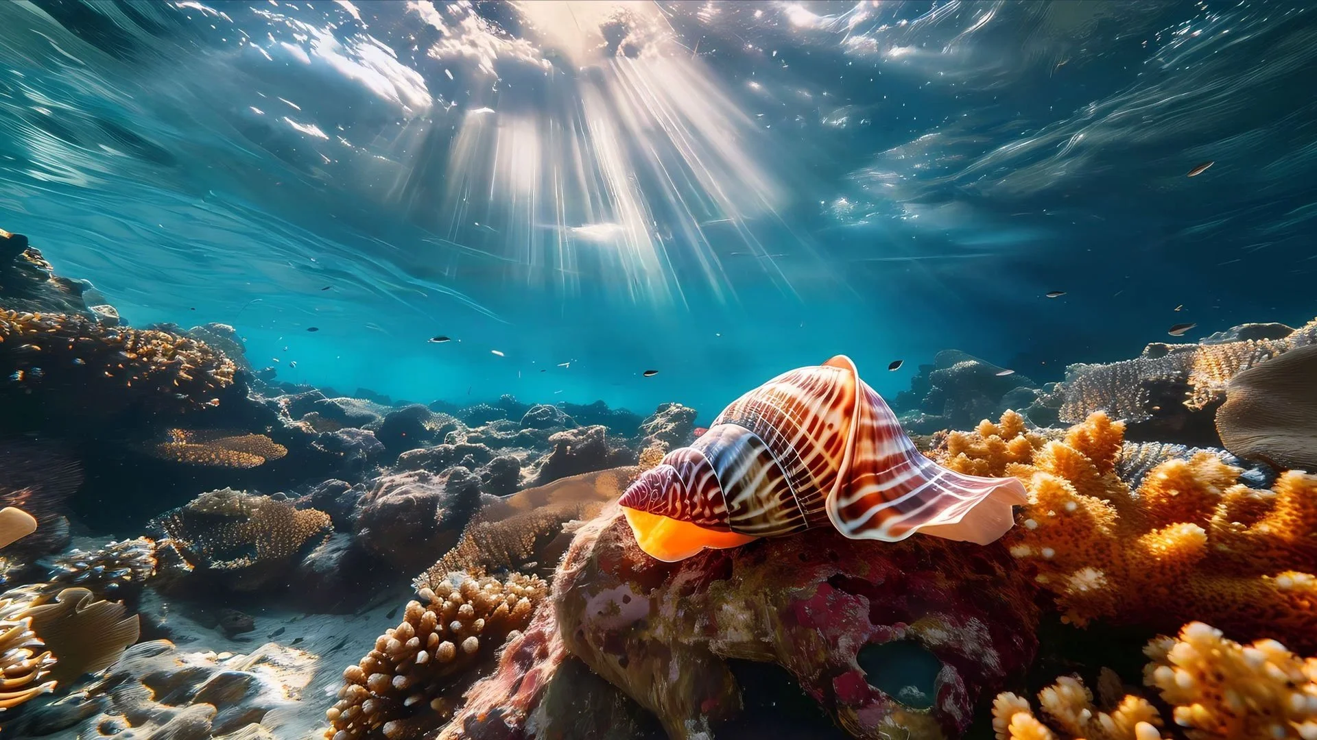 Underwater coral reef scene — A Celebration of Creation 3.0