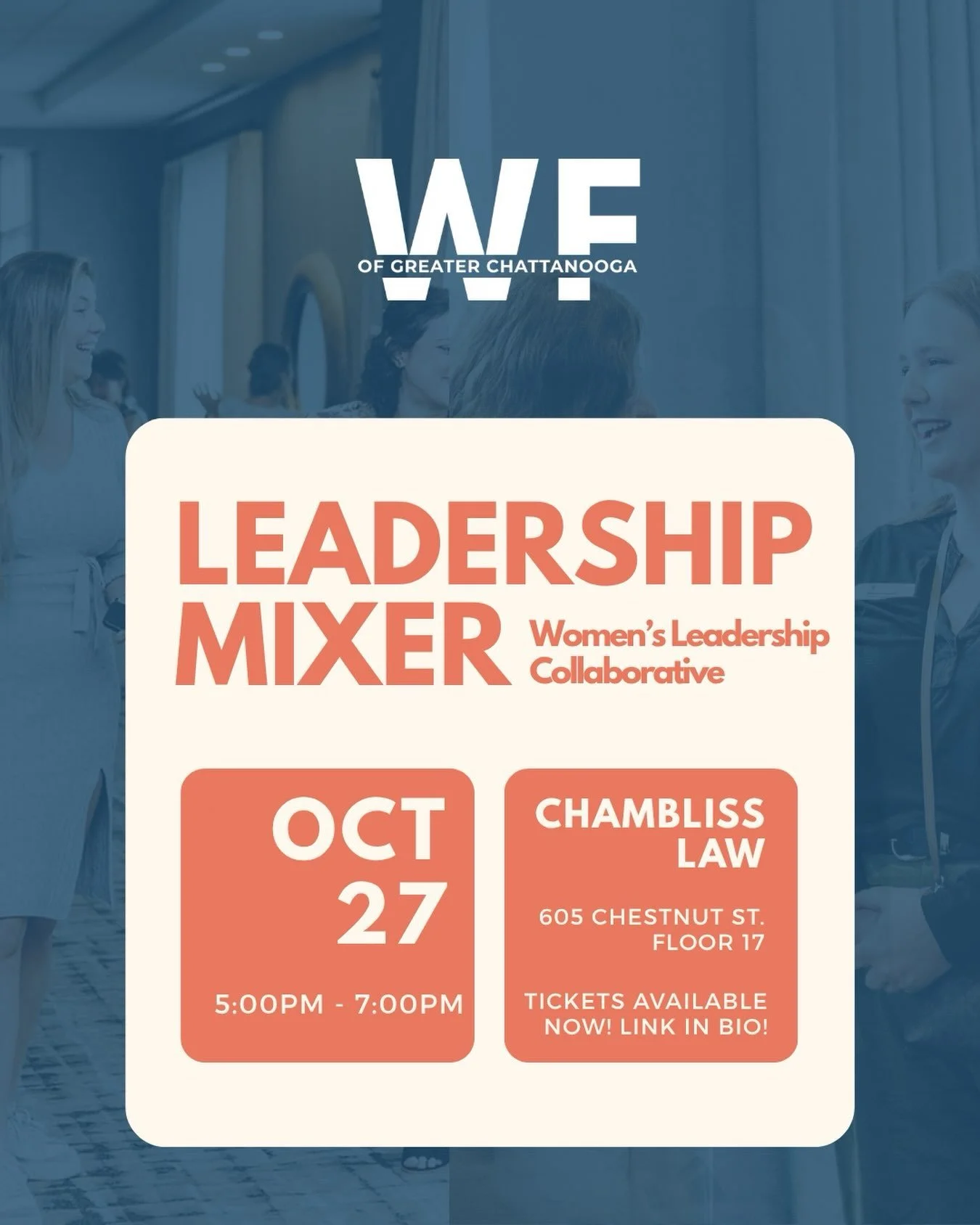 🗓️Join us for a Leadership Mixer on Tuesday, October 27, 5-7PM. Tickets on sale now (link in bio)!

✨This event is designed to bring women together to connect, build community, and spark meaningful conversations in a warm and inviting setting. You w