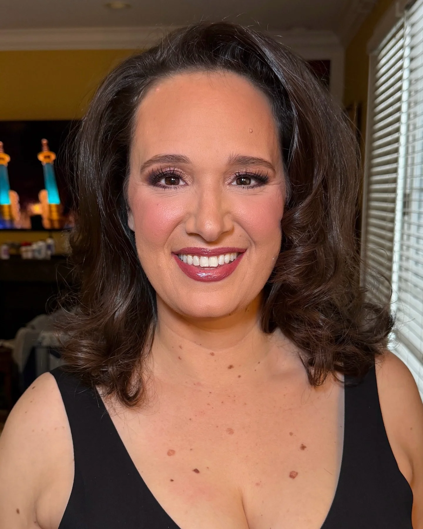 @showbizshelly for the @1065kissfm @jingleball.official 

Hair @kristinkaide