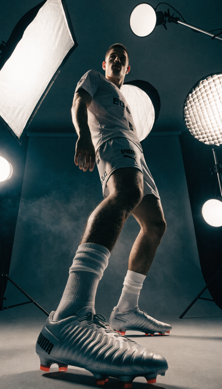 puma football photo shooting
