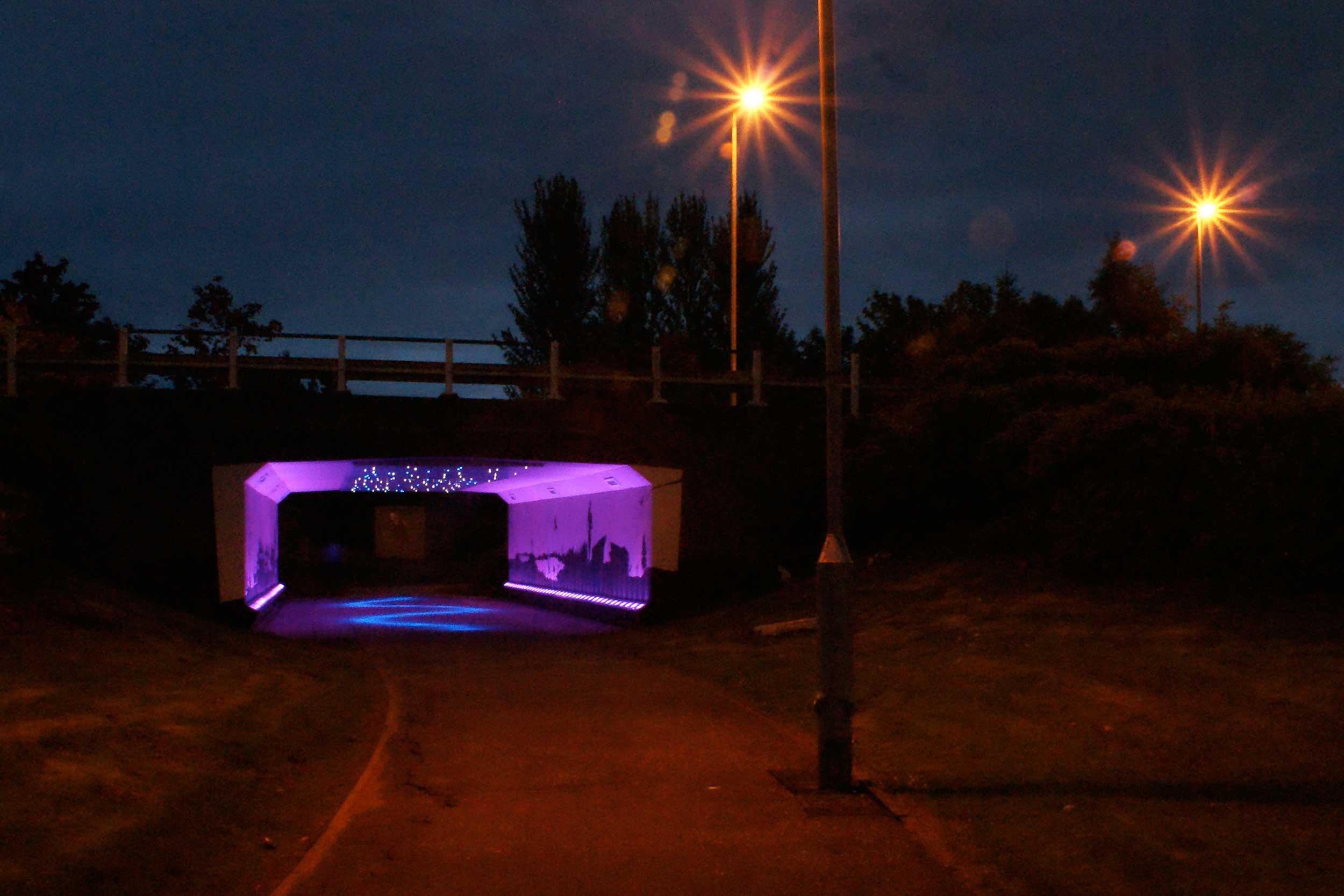 The project has been upheld as a case study for dealing with difficult public spaces, achieving world-wide press coverage and going on to win the North Lanarkshire Regeneration Award. It is now enjoyed by the local school children and residents alike.