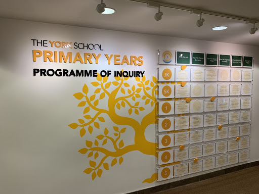 Our new Primary Years Programme of Inquiry Wall