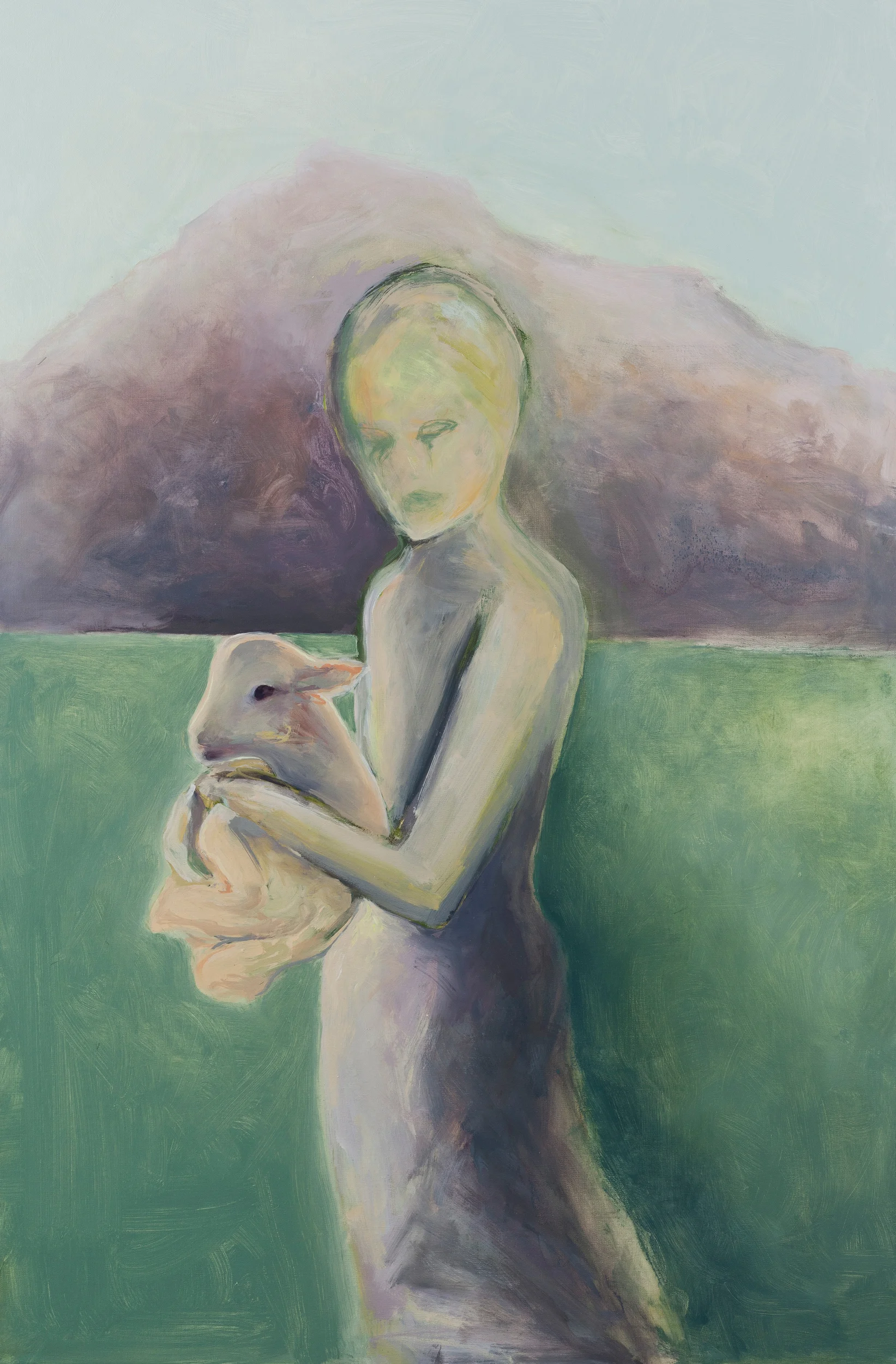 Woman and Lamb 4