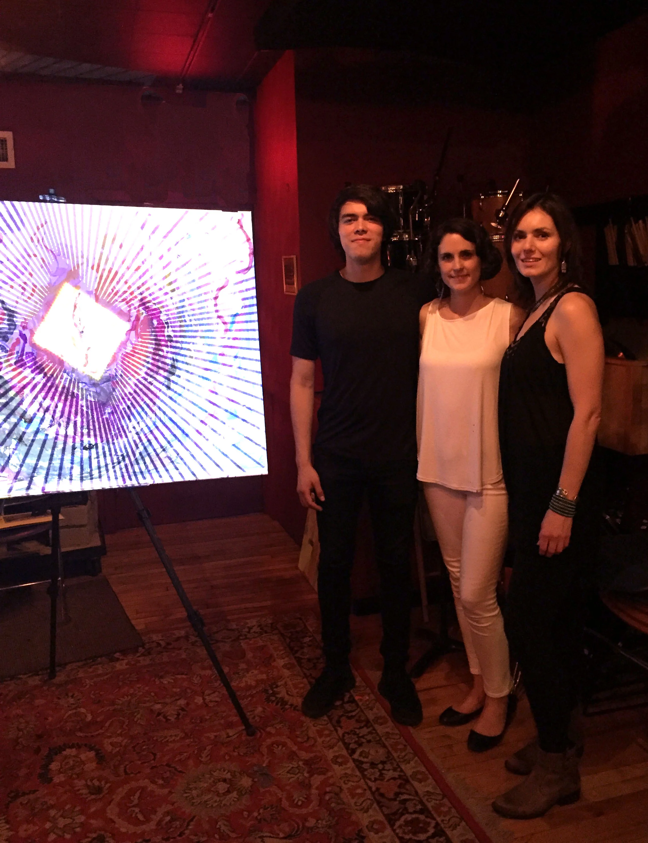 Olga Kisseleva, Alejandro Gonzalez, and Fotini Christophillis, Birth Performance Aug 4, 2017 @ Lilypad, Cambridge.