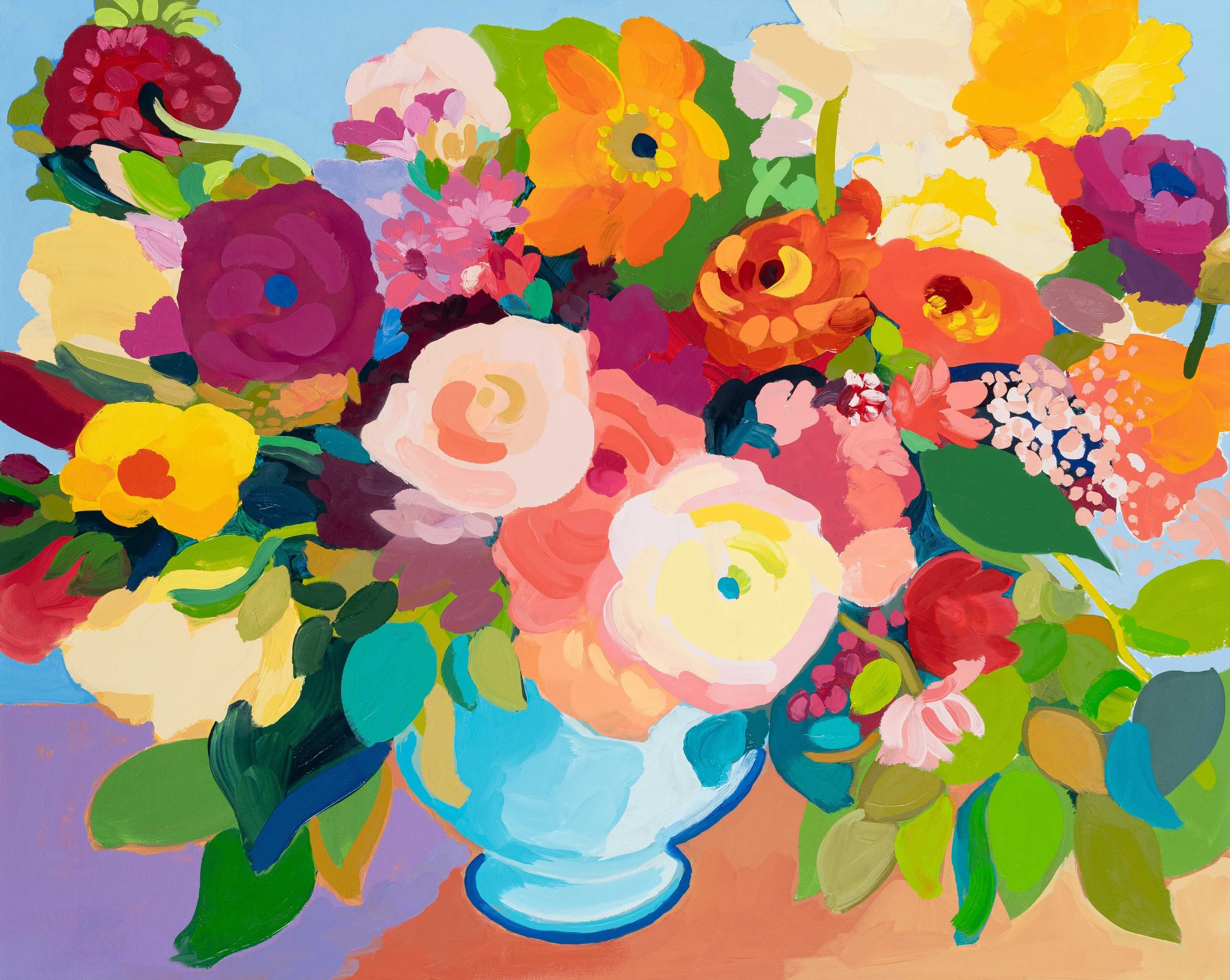FLORAL OIL PAINTINGS