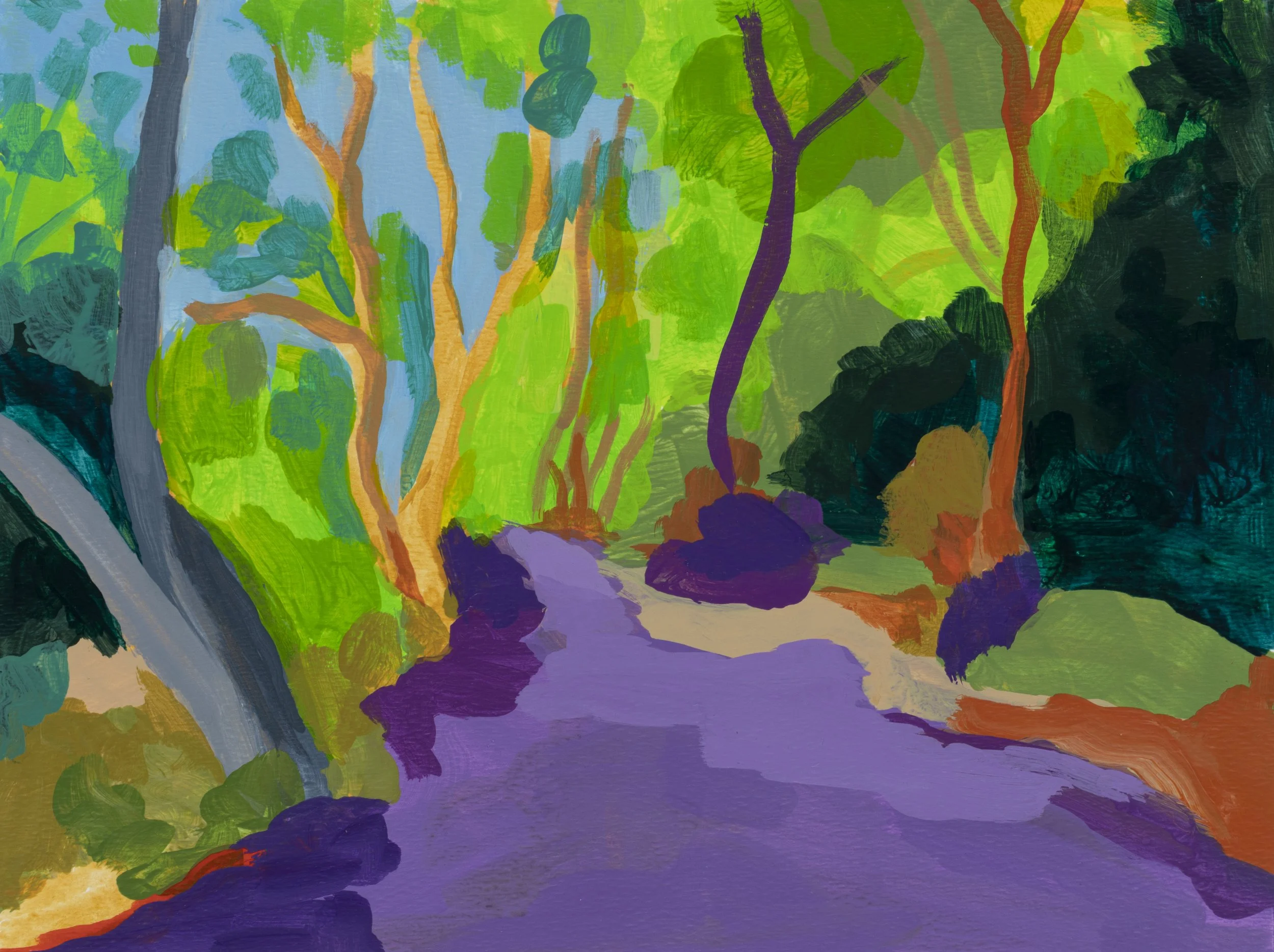 Christophillis_Karyes Pathway No. 2_Acrylic on Paper_9X12.jpeg