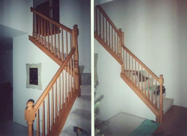 Stairs and pergo install.
#stairs #carpentry #finishcarpentry #oldschoolcarpentryWI
