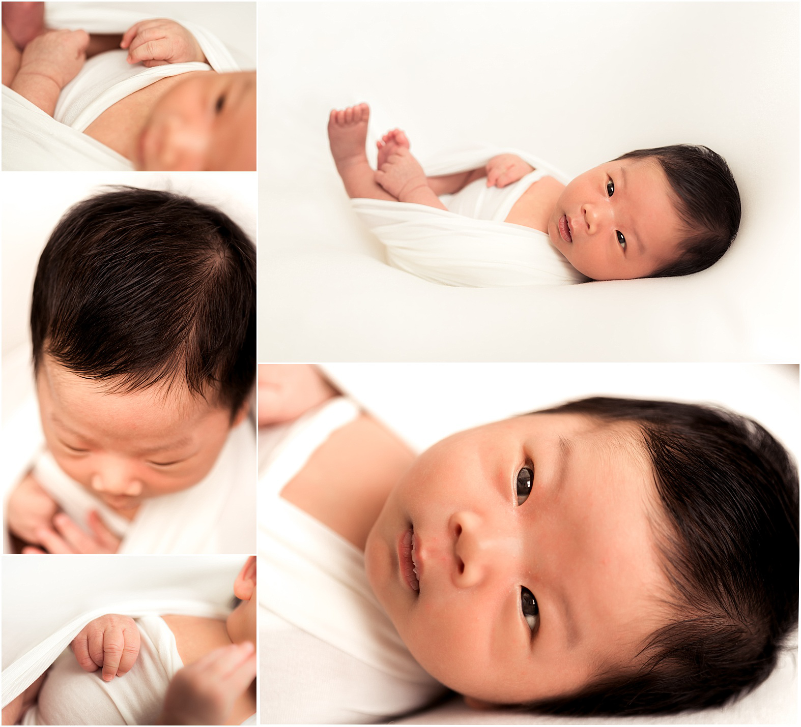 Sweet baby boy newborn session features minimal white details | Dear Marlowe Photography, Houston's Premier Luxury Newborn Lifestyle Photographer.