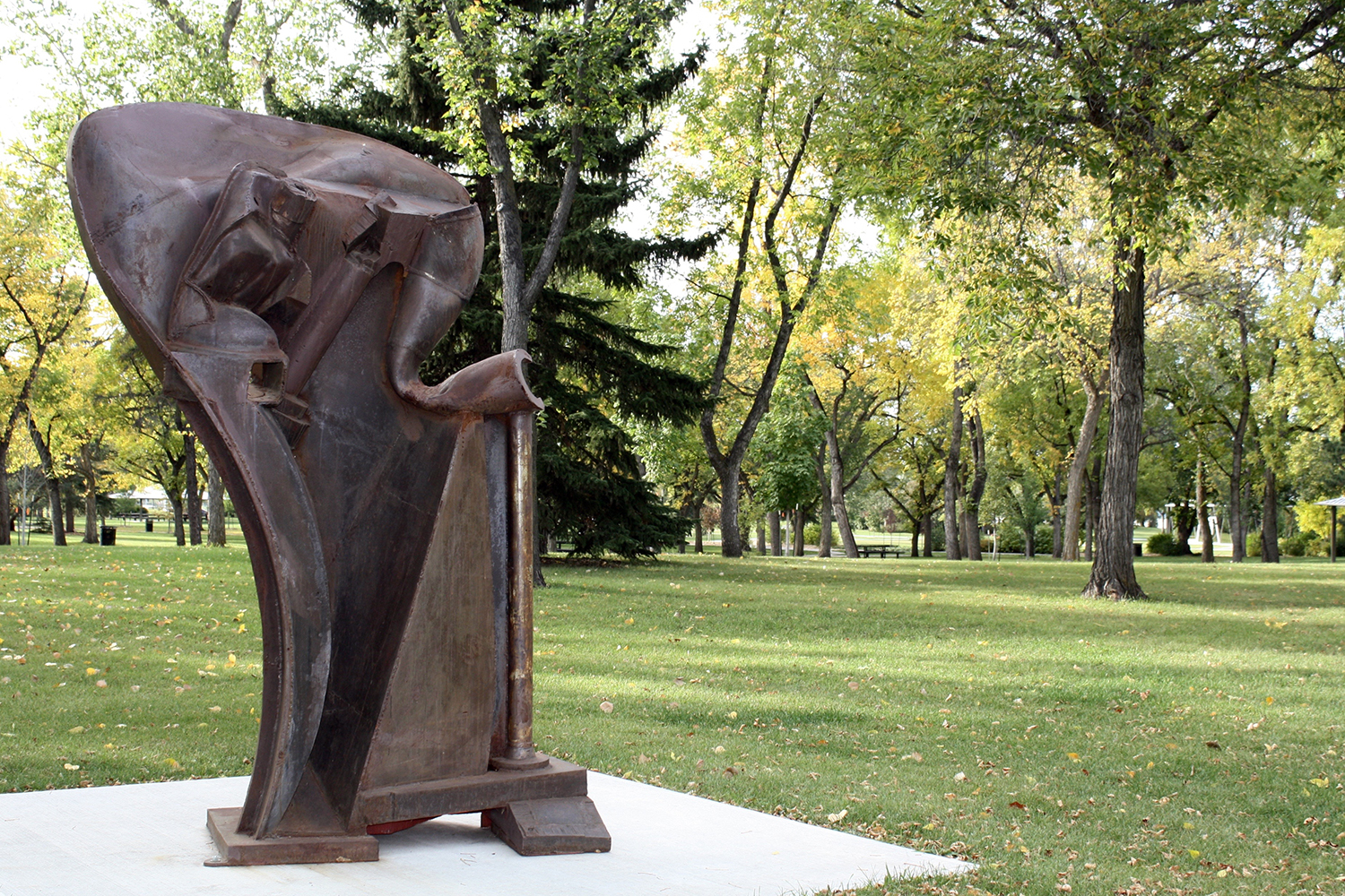 Gaekwar of Baroda , Peter Hide (1999), Inaugural Sculpture Exhibition 2014-17, Borden Park Edmonton