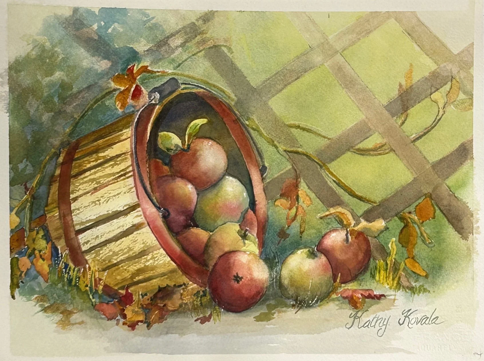 Kathy Kovala - Crispy Apples with Lattice II.jpg