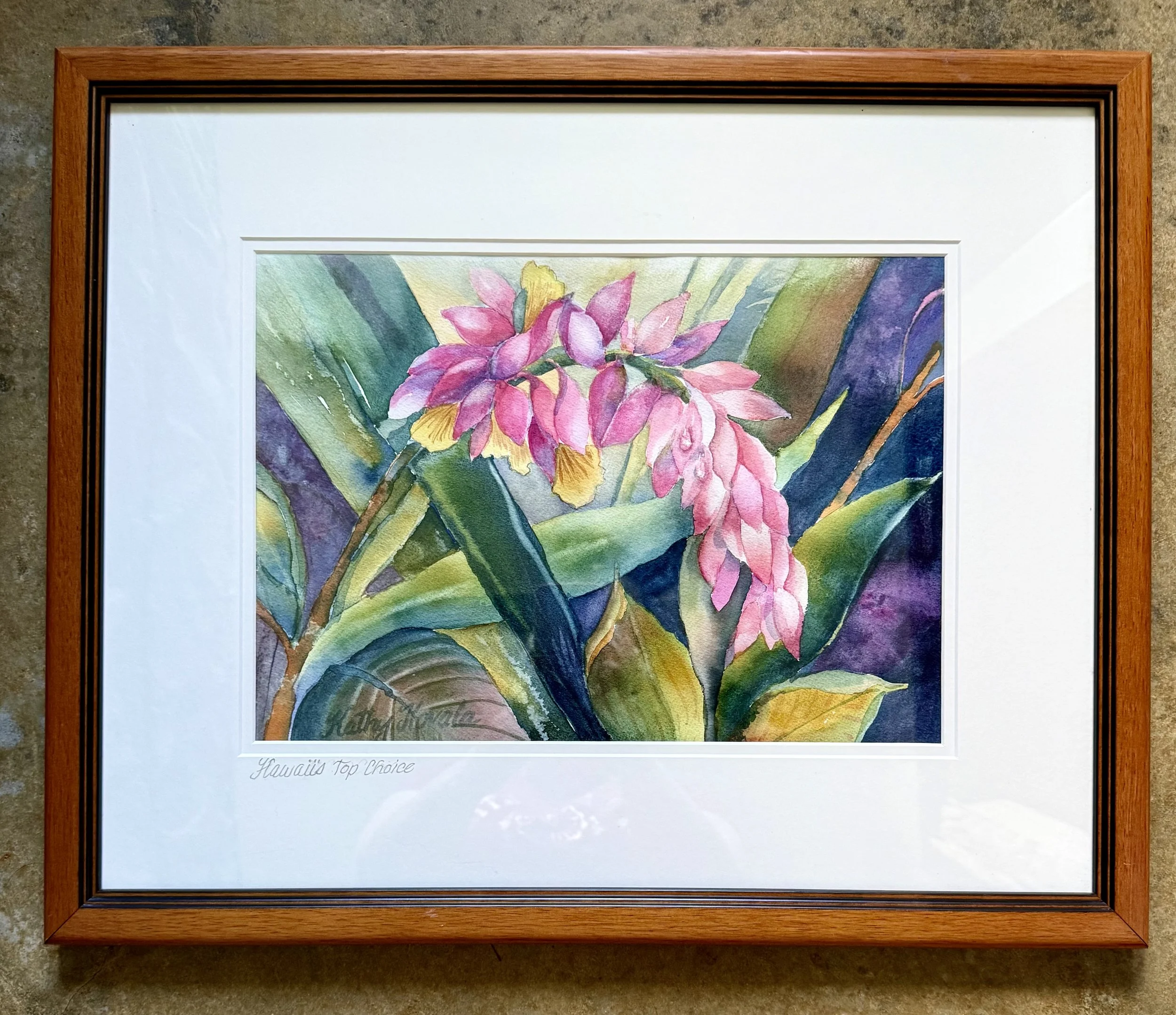 Shell Ginger Series - Original Watercolors