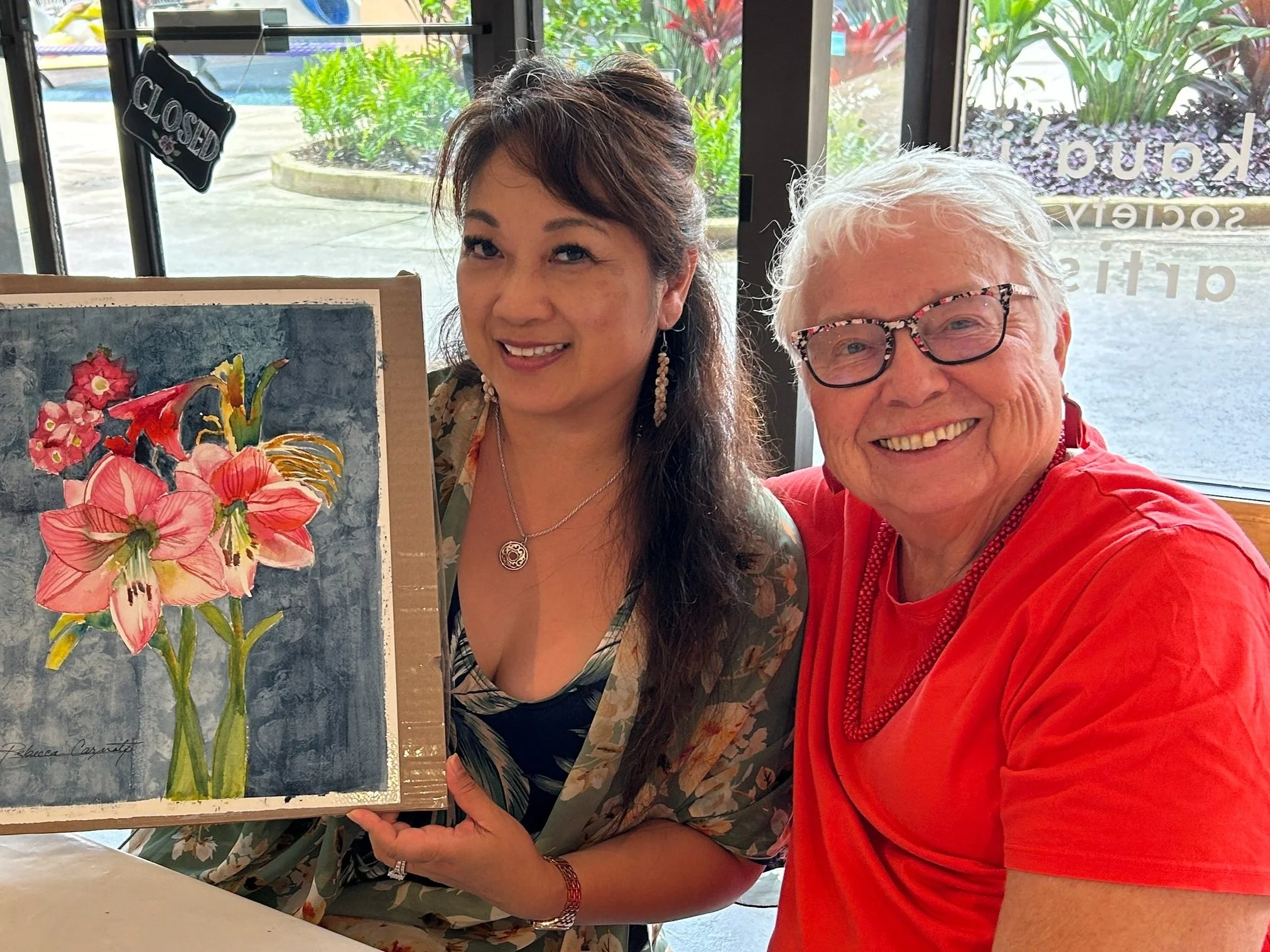 Kathy's March 10th Watercolor Zoom Class - Lily