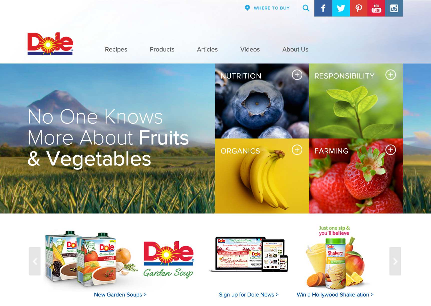 Dole hompage marquee.png