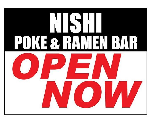 Now open in Culver City 😻 
4263 Overland ave, Culver City, CA 90230
Welcome to Nishi 2 😜 
#nishipokeandramenbistro #itsramentime #pokepokepoke #nishipokeramenbar
