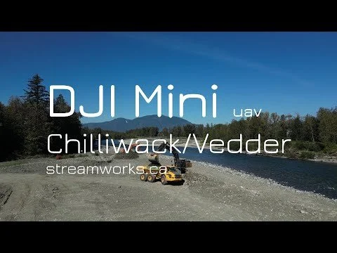 DJI Mini Pro: Heavy Equipment In The Vedder River