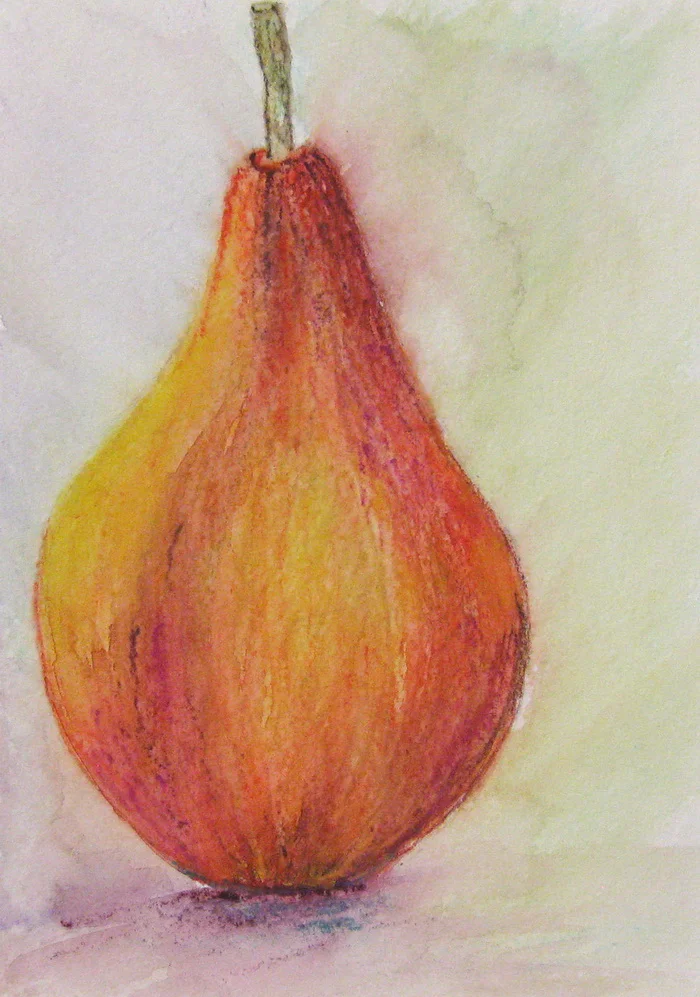 "PEAR" Watercolor Pencils 5" x 7"