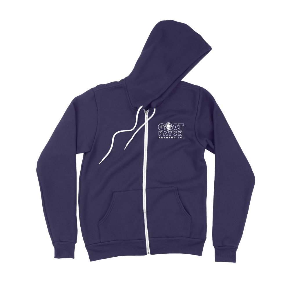 Goat Patch Navy Logo Sweatshirt — Colorado Springs Brewery Goat Patch  Brewing Company