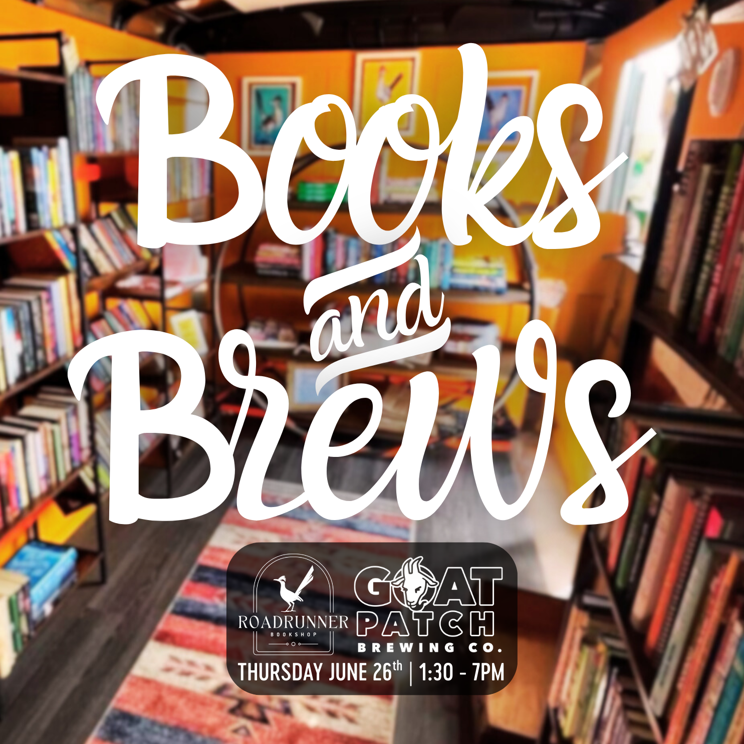 Books & Brews with Roadrunner Bookshop