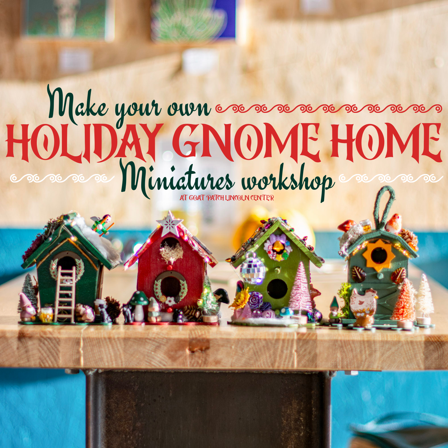 Make your own Holiday Gnome Home