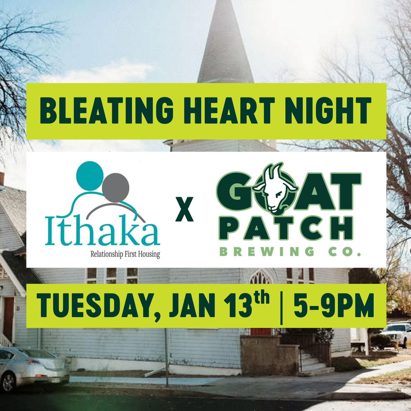 Bleating Heart Night: Ithaka Housing