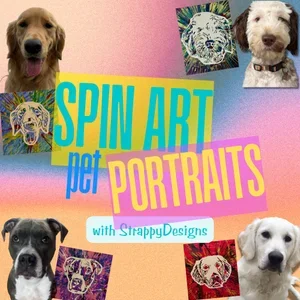 Spin Art Series: Pet Portraits!