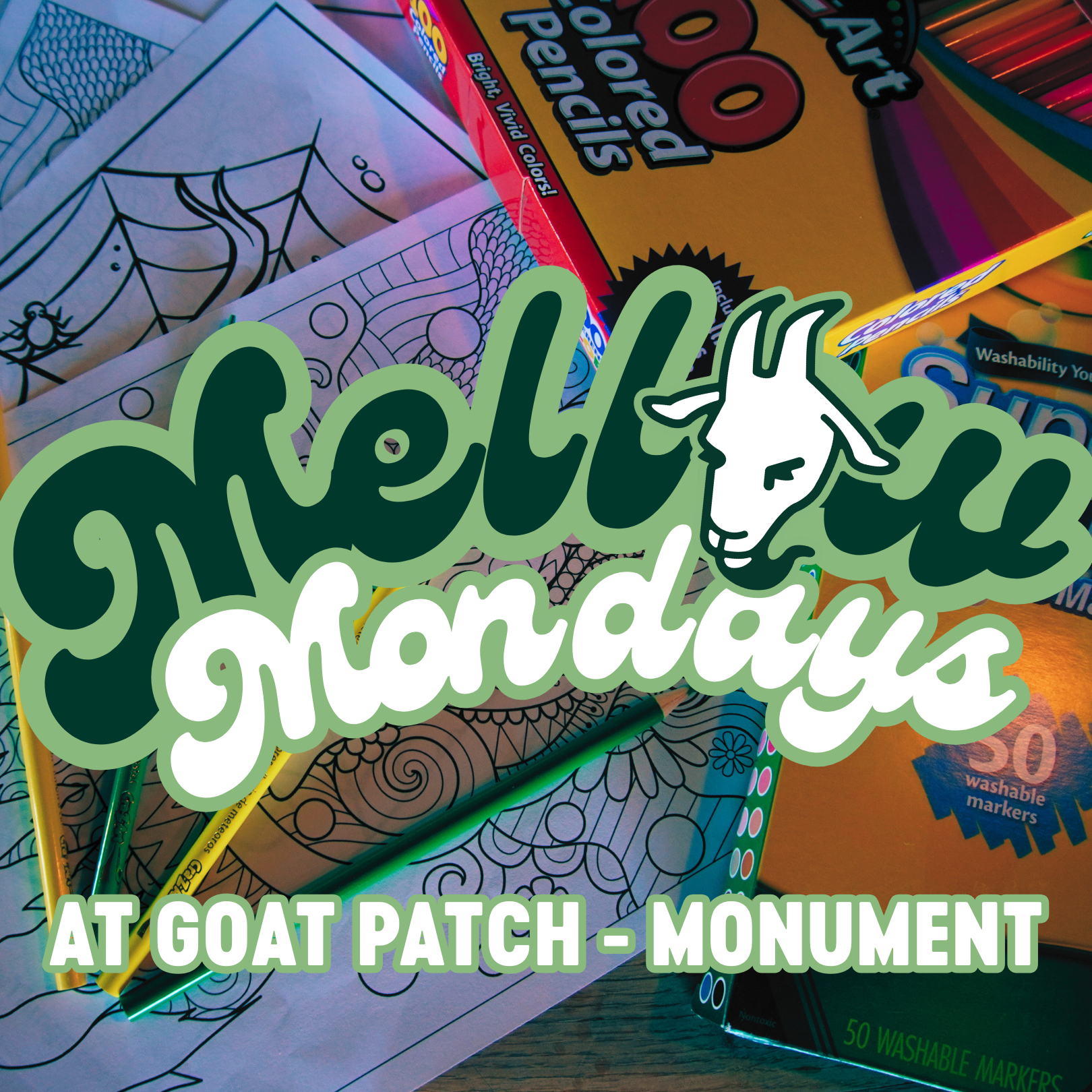 Mellow Mondays–Coloring Nights