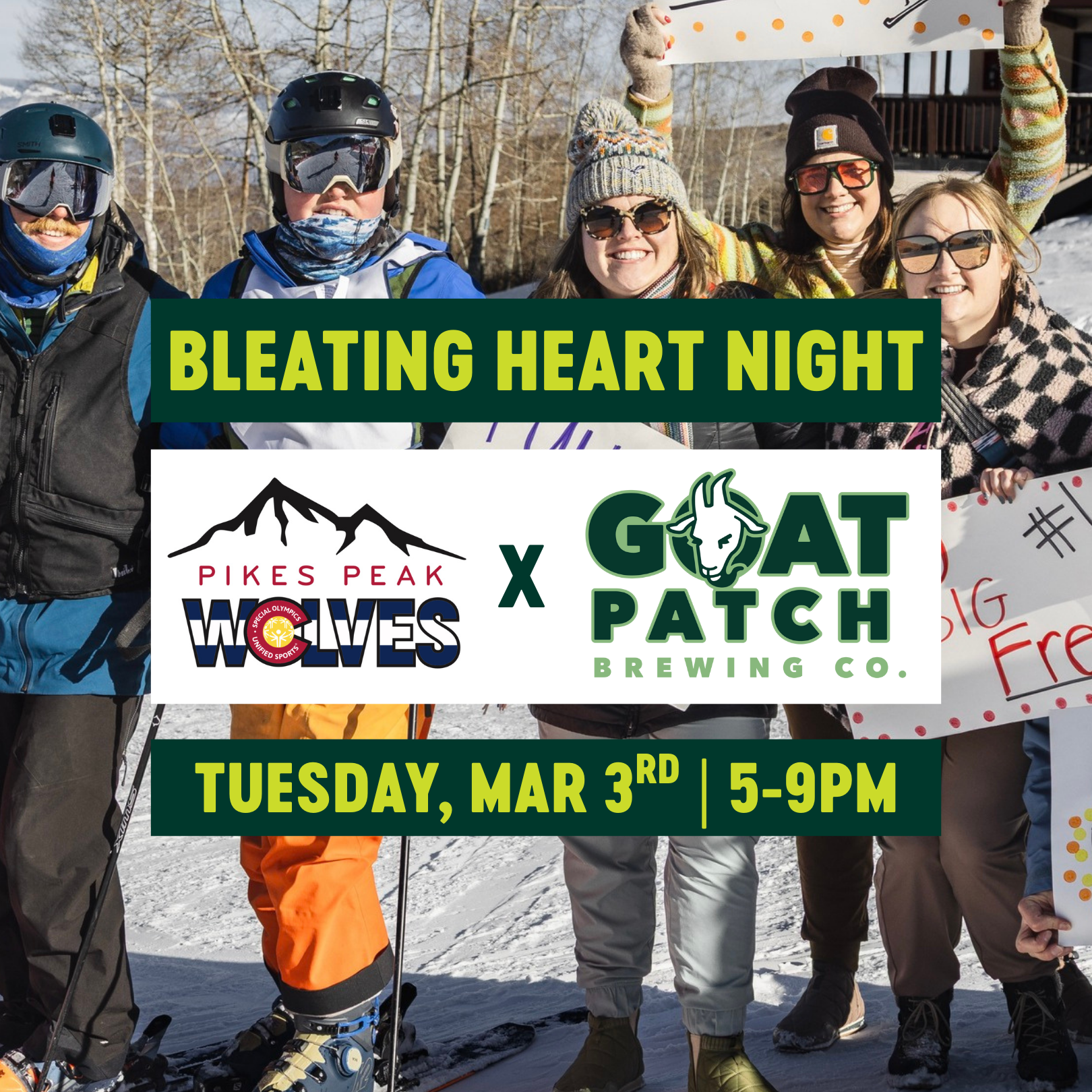 Bleating Heart Night: Special Olympics Colorado - Pikes Peak Wolves