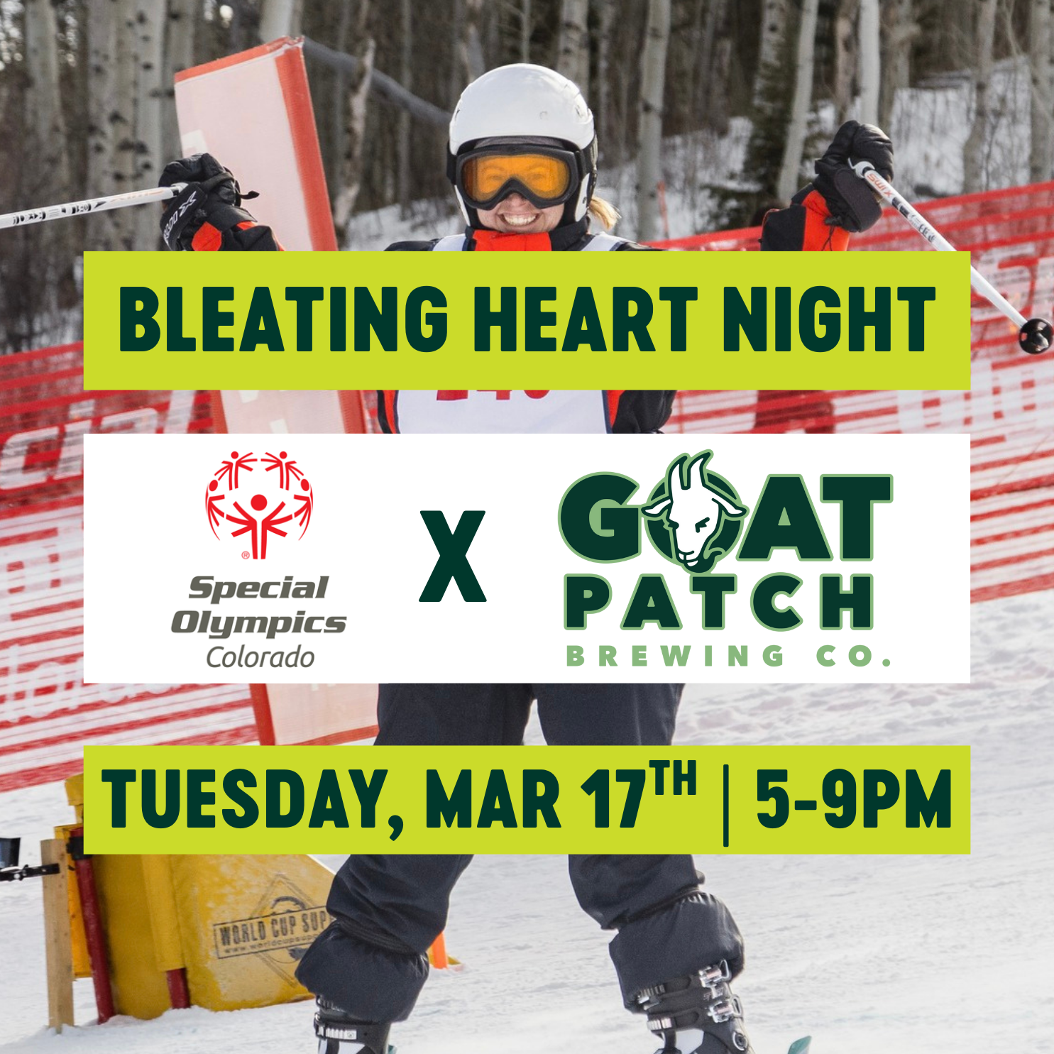 Bleating Heart Night: Colorado Caribou Special Olympic Alpine Ski Team