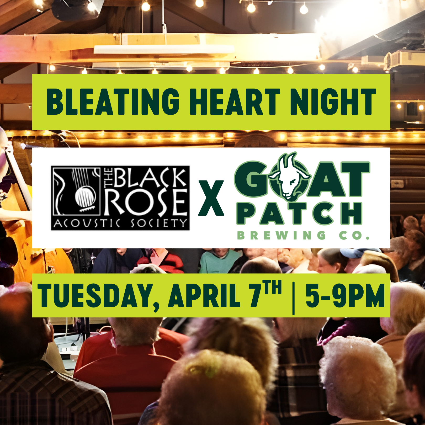 Bleating Heart Night: Black Rose Acoustic Society