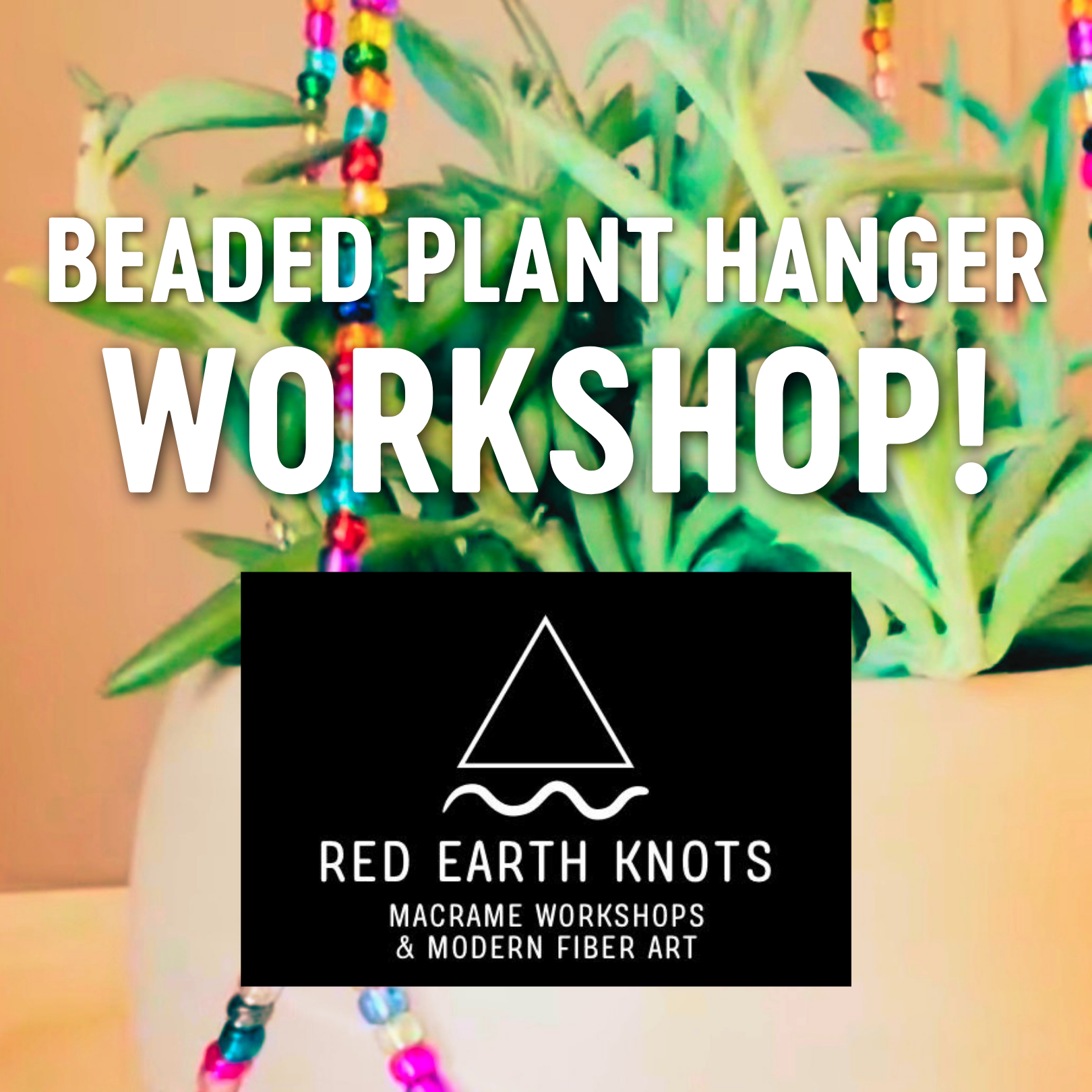 Beaded Plant Hanger Workshop