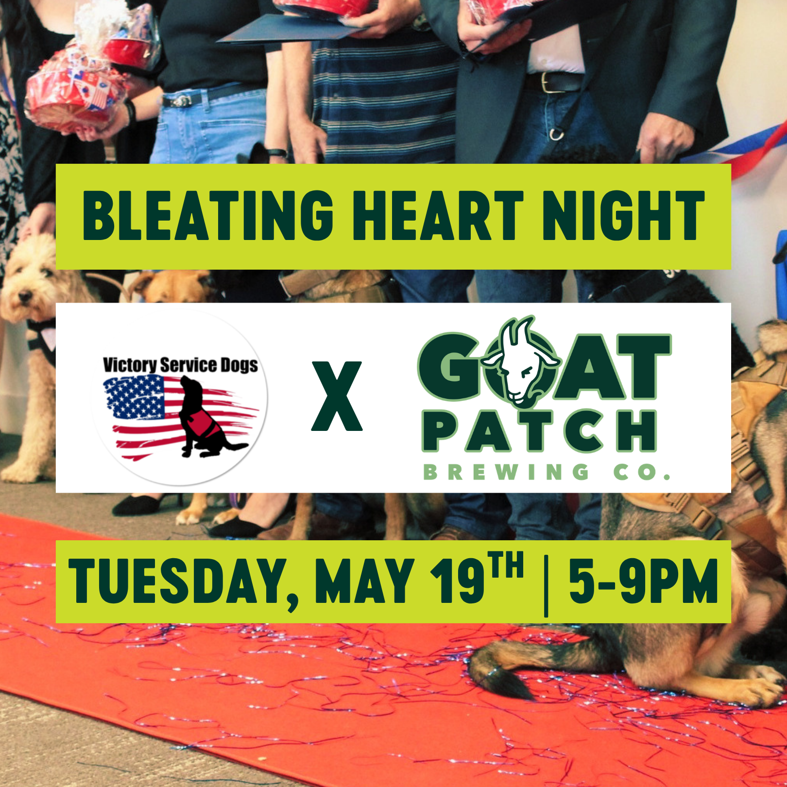 Bleating Heart Night: Victory Service Dogs