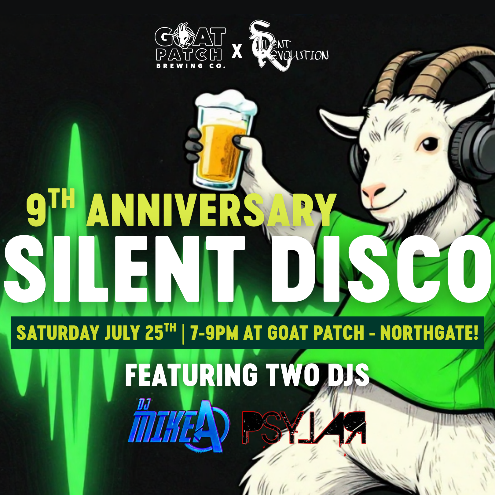 Silent Disco w/ Silent Revolution!
