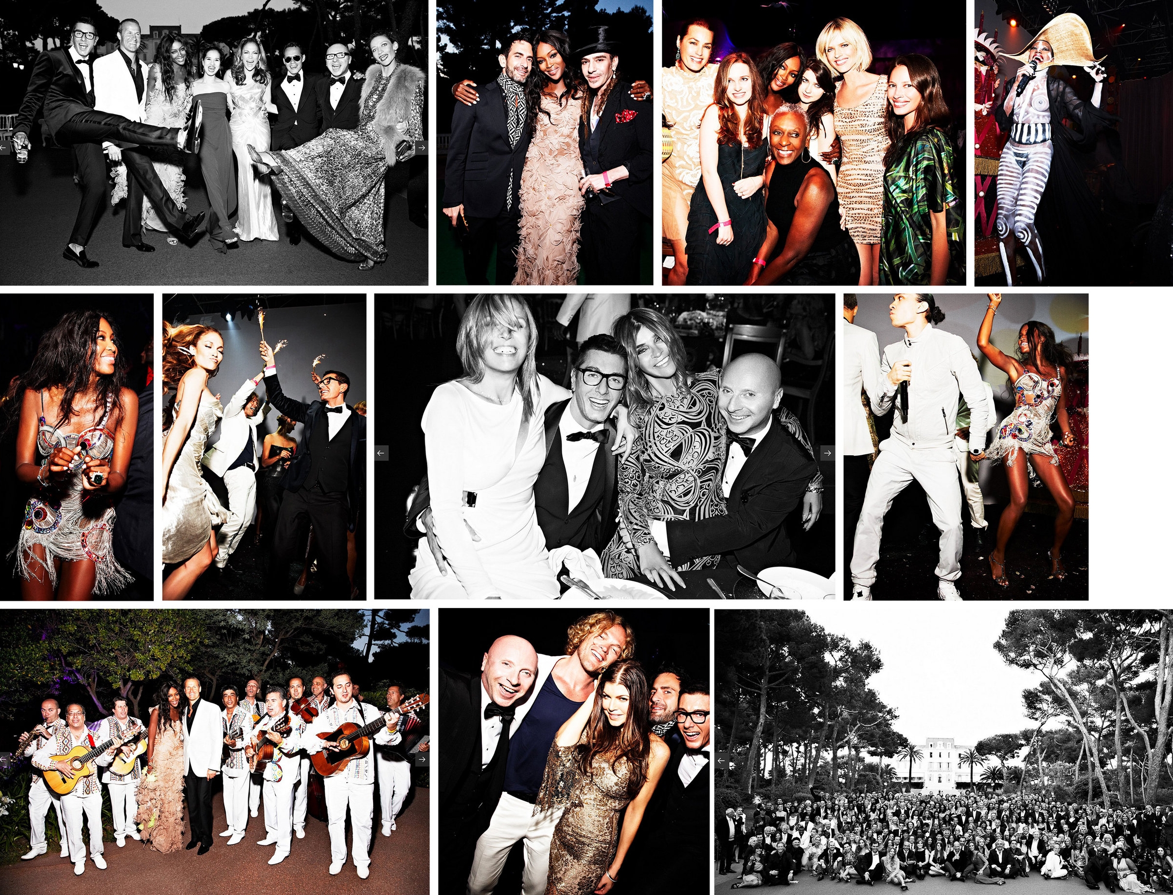 Client: Vogue Role: Producer, assigning photo editor Photographer: Ellen von Unwerth Naomi Campbell’s 40th birthday party.