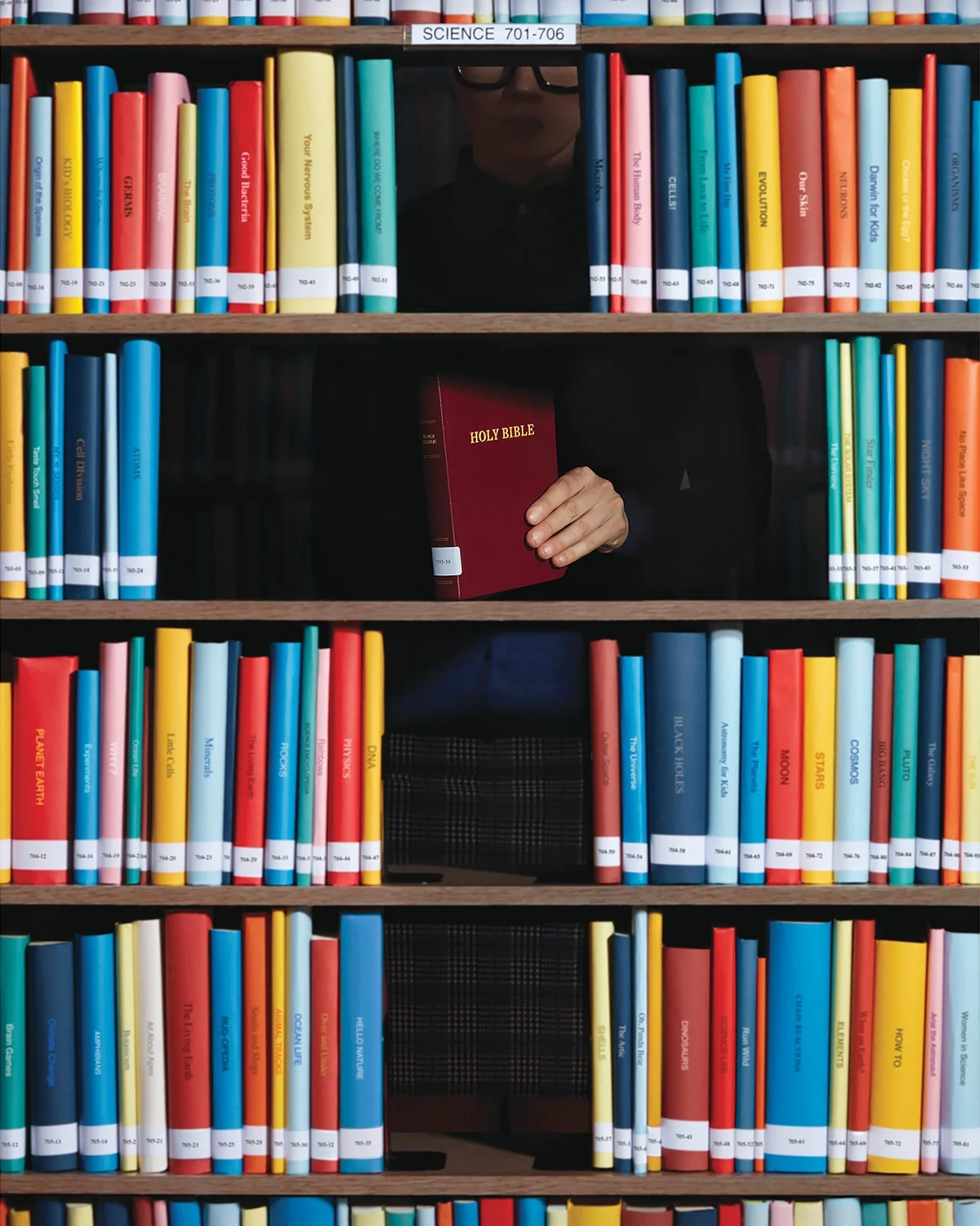 Client: The New York Times, Sunday Business Role: Creative director, producer Photographer: Margeaux Walter Story: “ My Librarian Boss Hates Science! ”