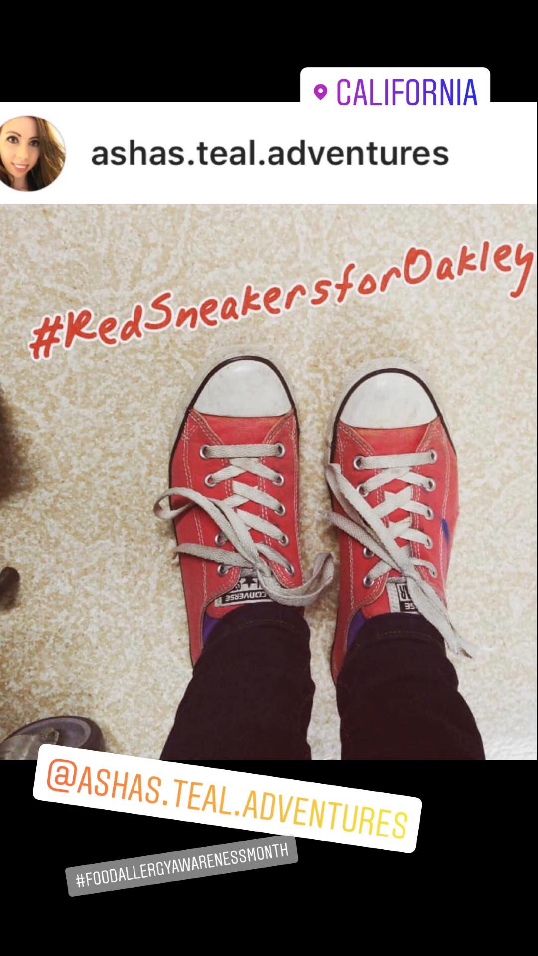 red shoes for oakley