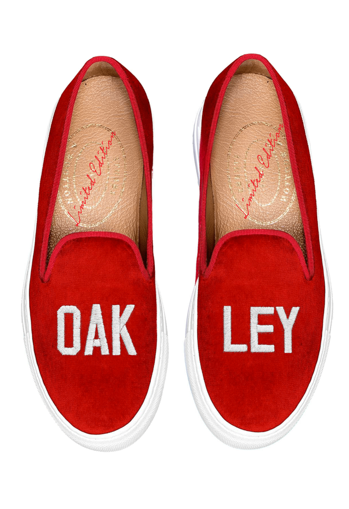 red shoes for oakley