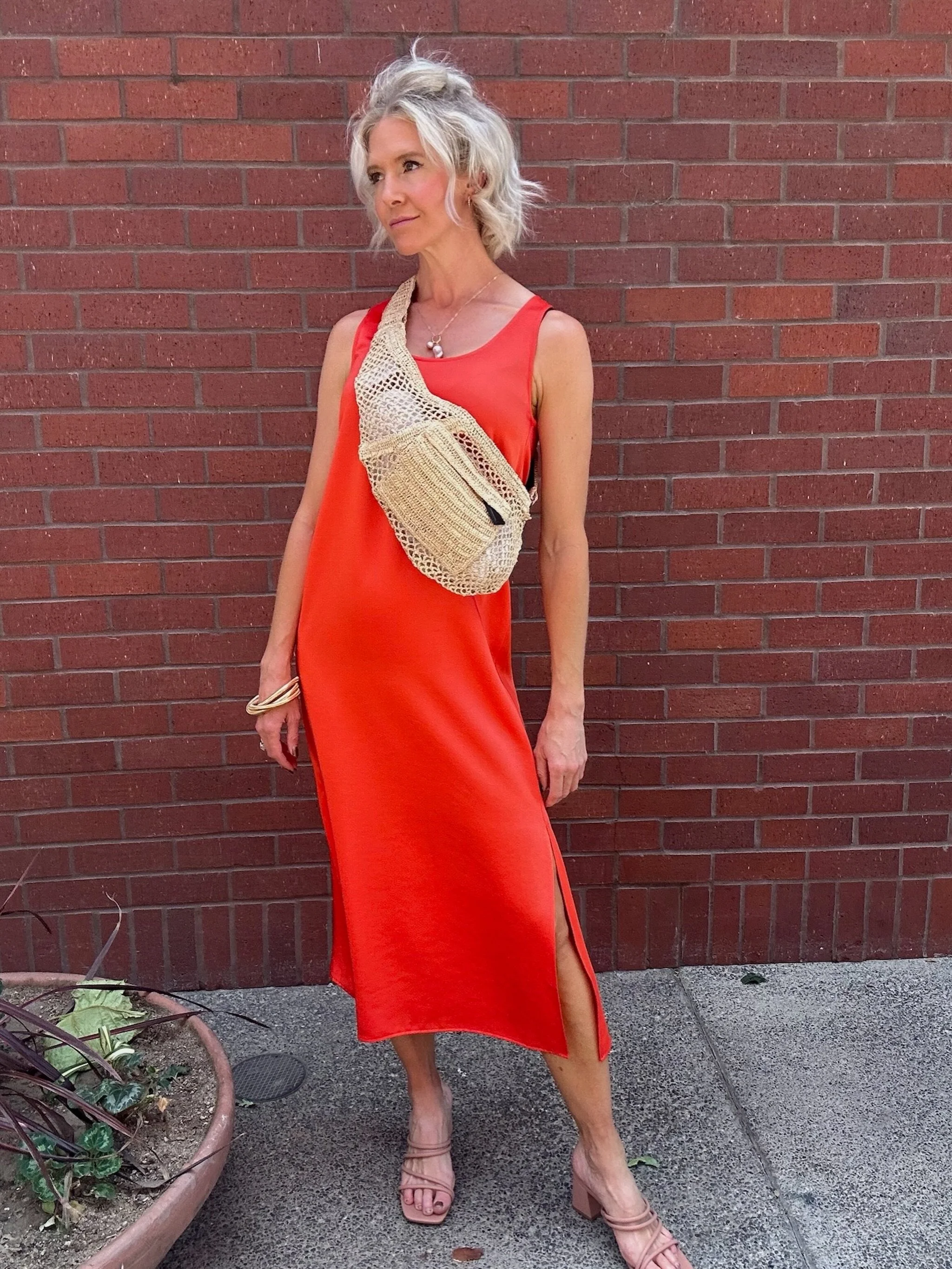 This @saintartnewyork dress is hotter than this heat wave 🔥