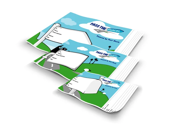 Above: Pass The Parcel Satchels Below: Online Animated Banners