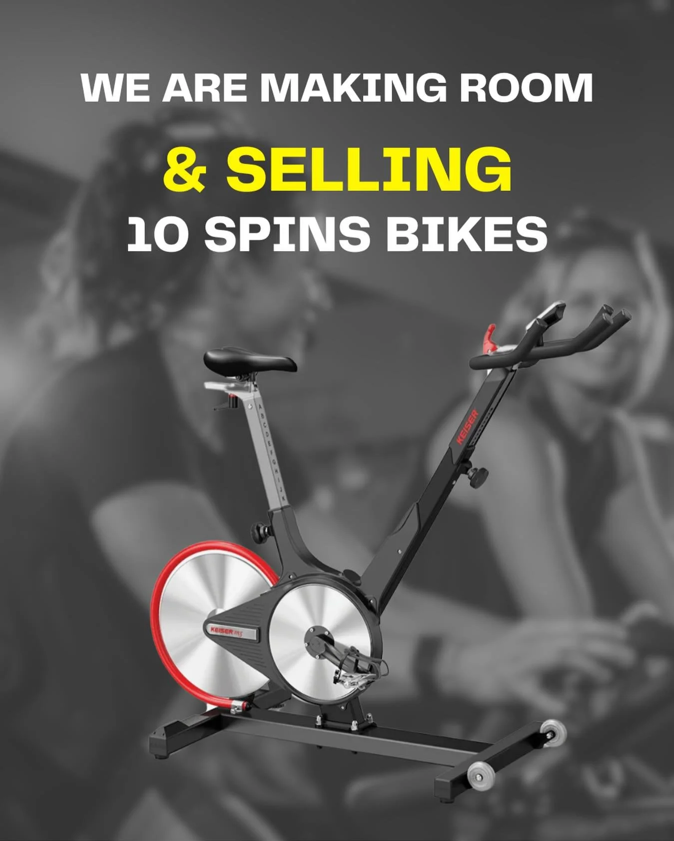 But don&rsquo;t worry, we will still have spin. 😎😉 DM us if you&rsquo;re interested in taking a bike home with you! #fitnvonmain #fitnv