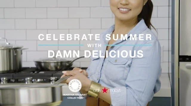 Macy's & Martha Stewart Home: "Celebrate Summer with Damn Delicious"